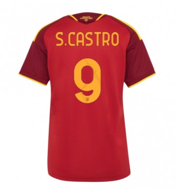 AS Roma Santiago Castro #9 Hjemmebanetrøje Dame 2026-27 Kortærmet